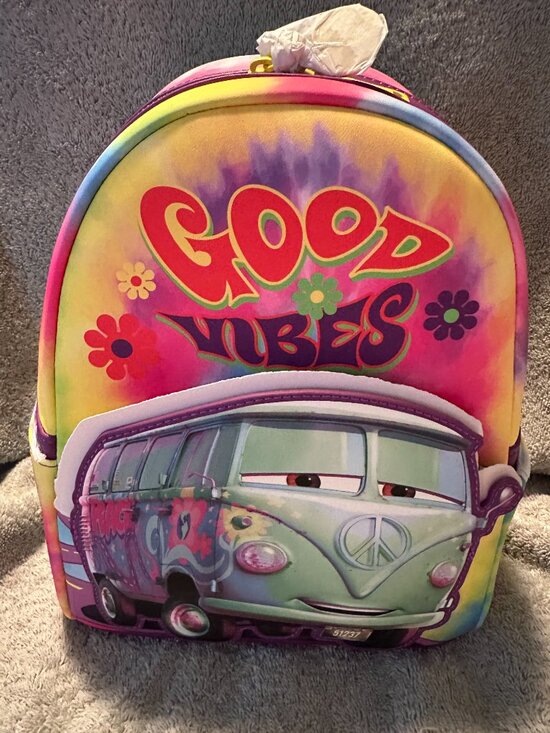 Loungefly Disney Pixar Cars Fillmore Tie-Dye Min Backpack -Exclusive main image 7